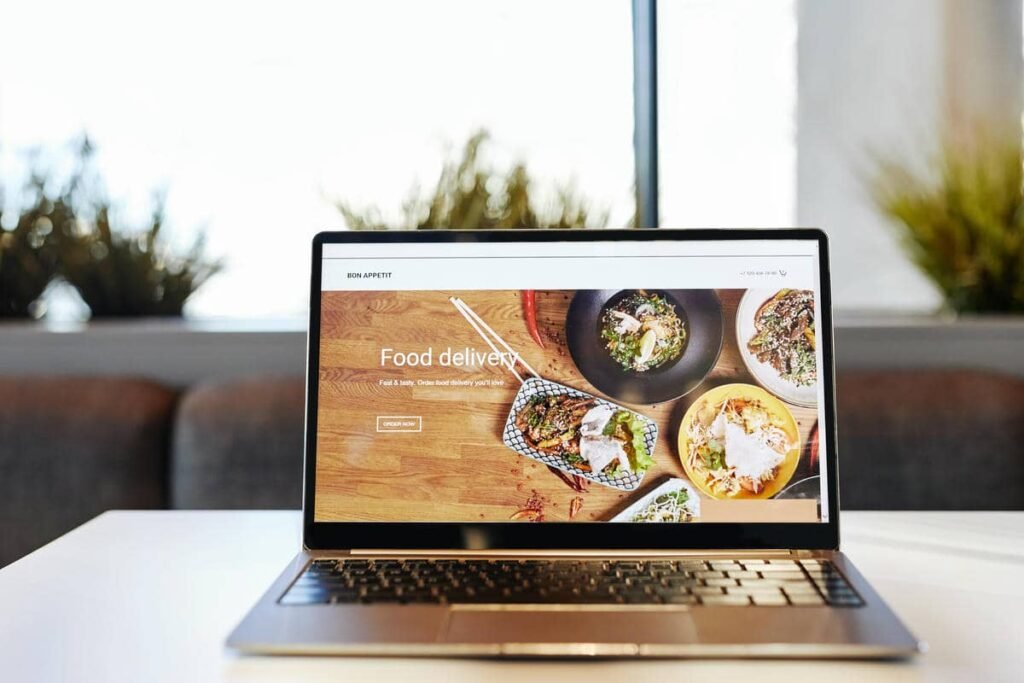 Web de restaurante con menú visible, alternativa a la carta pdf restaurante